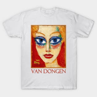 Woman with Blue Eyes by Kees van Dongen T-Shirt